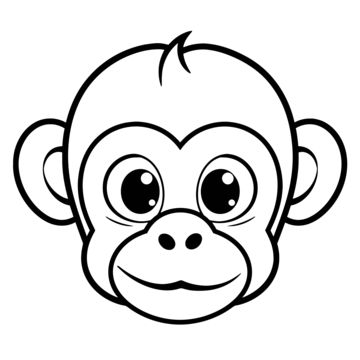 monkey drawing,wing drawing,key drawing,face drawing,ring drawing,color drawing,monkey face drawing,monkey face outline,monkey face sketch,monkey face coloring page,monkey face outline art,monkey face coloring book,monkey face black and white,monkey face line art,outline,sketch,line drawing,line art,coloring page,outline art,children s coloring page,thick lines,coloring book,black and white Monkey Face Drawing, Monkey Drawings, Drawing Monkey, Cursive Small Letters, Key Drawing, Cute Monkeys, Ring Drawing, Key Drawings, White Monkey