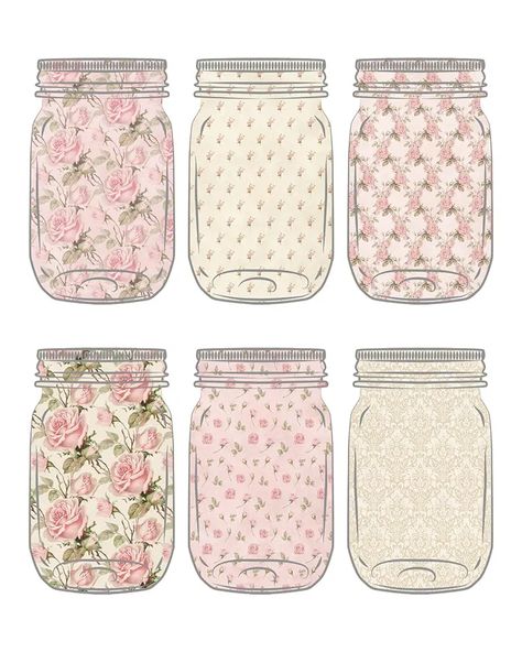 Free Mason Jar Printables Templates, Scrapbook Journal Free Printables, Scrapbook Card Ideas, Tags Printable Free, Mason Jar Printables, Mason Jar Gift Tags, Free Paper Printables, Mason Jar Tags, Mason Jar Cards