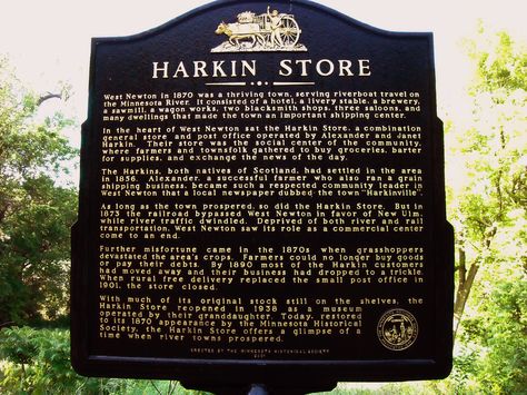 Harkin Store historical marker near New Ulm, Minnesota Minnesota Travel, Blacksmith Shop, River Boat, In The Heart, How To Level Ground, Minnesota, Markers, Places Ive Been, History