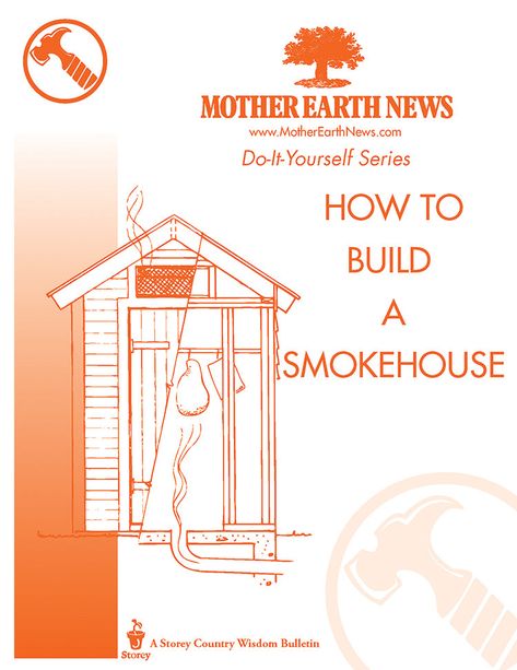 In recent years, dozens of commercial smokers have appeared on the market, the most expensive, hard to clean, and none more efficient than a homemade smoker. This e-handbook teaches you how to make a simple smoke box or barrel or a strong, tight smokehouse that will endure for decades. It also discusses the three basic ways of curing and/or smoking meats, fish, and poultry, hot smoking, cold smoking, and curing and smoking. Why not build your own smokehouse or pit and start enjoying the savory, Diy Smoker How To Build, Smokehouse Plans, Homemade Smoker Plans, Build Your Own Smoker, Small Smoker, Cold Smoker, Diy Greenhouses, Backyard Smokers, Fun Websites