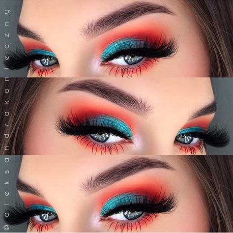 Machiaj Smokey Eyes, Carnaval Make-up, Make Up Diy, Makeup Cantik, Halloweenský Makeup, Make Up Designs, Carnival Makeup, Make Up Inspiration, Smokey Eye Tutorial