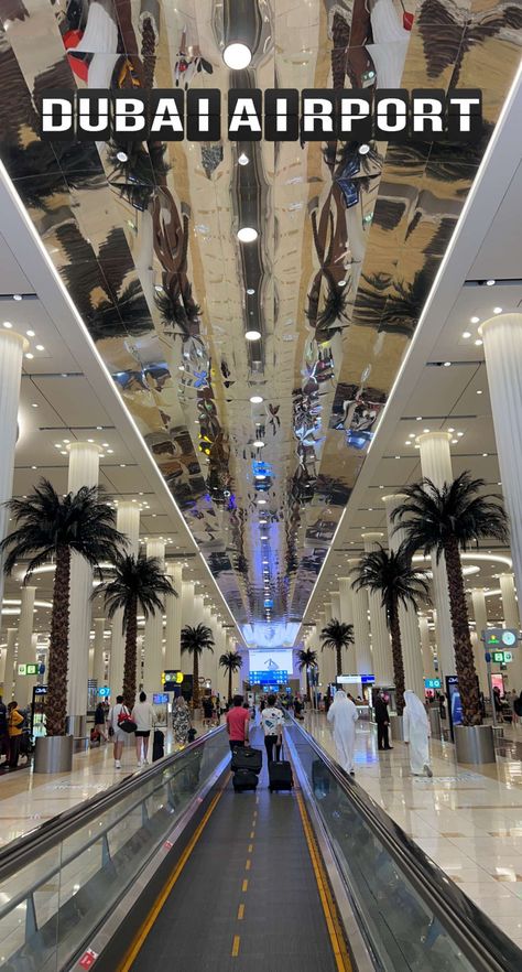 Dubai Airport Aesthetic, Dubai Instagram Story, Airport Dubai, Travel Aesthetic Airport, Los Angeles Aesthetic, Aesthetic Airport, Dubai Video, Less Social Media, Dubai International Airport