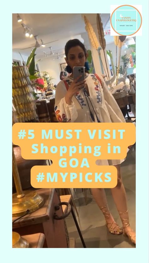 vanityunapologetiq on Instagram: ✨MY TOP #5 PICKS FOR-SHOPPING ✨ 📍NORTH GOA 💕@studiokassa 💕@studioverandah 💕@uniquetunic 💕@rangeelagoa 💕@theflamestore By yours… Goa Shopping, South Goa, North Goa, Goa, Things To Buy, Vanity, On Instagram, Quick Saves, Instagram