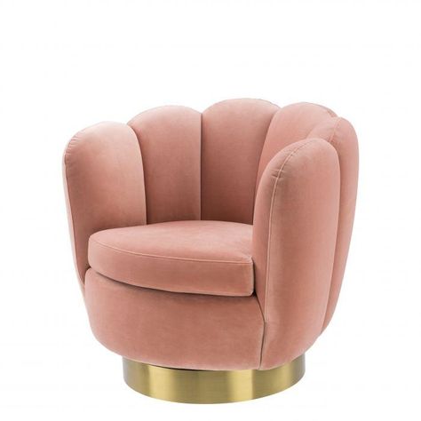 Luxury Arm Chair, Relaxing Chair, Swivel Barrel Chair, Swivel Armchair, Wing Chair, 3d Warehouse, Barrel Chair, Upholstered Furniture, Pink Velvet