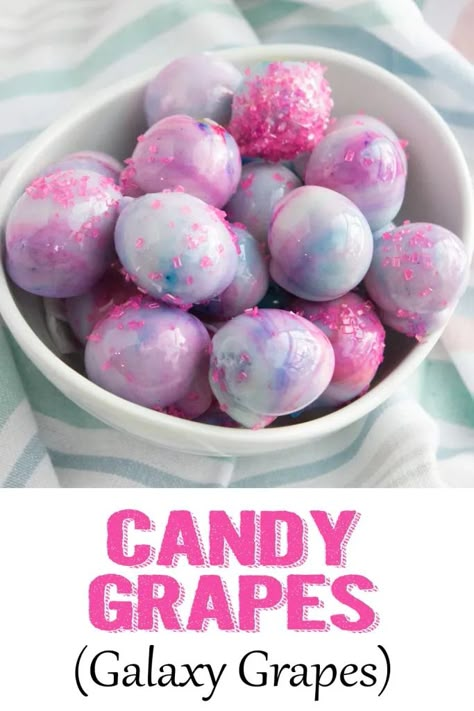 Candy Grapes (Galaxy Grapes) - Coco and Ash Candied Grapes Recipe, Candied Fruit Recipes, Candied Grapes, I Lost 100 Pounds, Cotton Candy Grapes, Candy Grapes, How To Make Candy, Candied Fruits, Grape Recipes