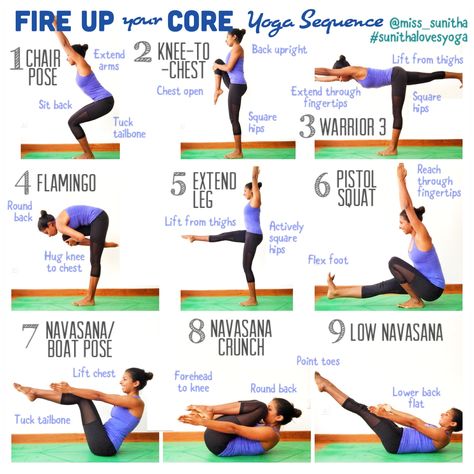 Core Yoga Sequence. Fire up your core, connect with your inner strength Hard Yoga, Yoga Flow Sequence, Yoga Core, Yoga Tutorial, Yoga Beginners, Yoga Sequence, Yoga Positions, 2 Friends, Yoga Help