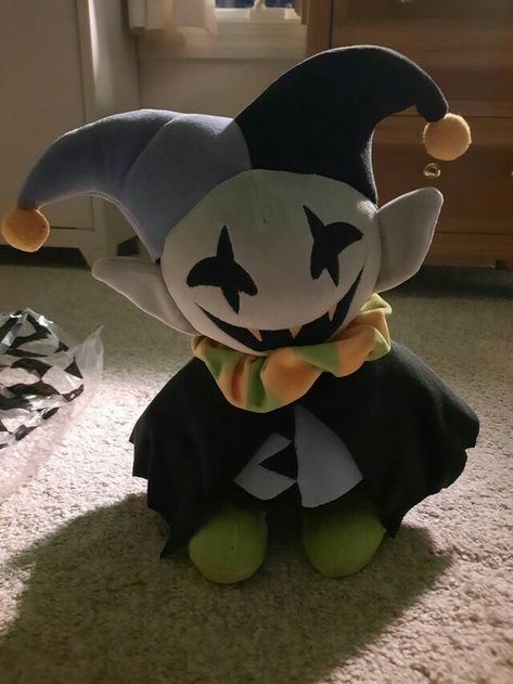 Undertale Plushies, Jevil Pfp, Jester Icon, Deltarune Plush, Undertale Plush, Jevil Fanart, Sans Plush, Muffet Undertale, Creepy Stuffed Animals