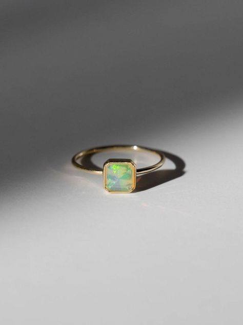 Modern Opal Ring, Opal Engagement Rings, Disney Fairy, Engagement Rings Cushion, Simple Engagement Rings, Opal Engagement, James Cameron, Morganite Engagement, Engagement Rings Opal