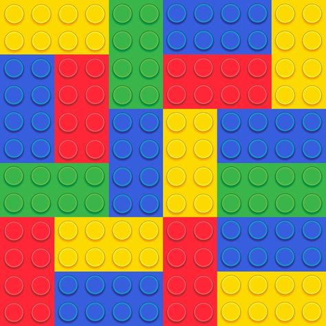 Lego Blocks Print, Lego Blocks Printable, Lego Printables, Lego Print, Lego Themed Party, Visual Perception Activities, Lego Wallpaper, Scrapbook Images, Free Lego