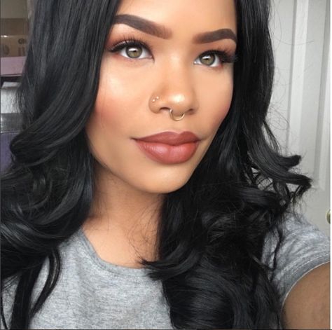 Alissa Ashley, Titanium Flat Iron, Style My Hair, Flat Nose, Body Modification, Piercing Ideas, Septum Piercing, Body Modifications, Nose Piercing