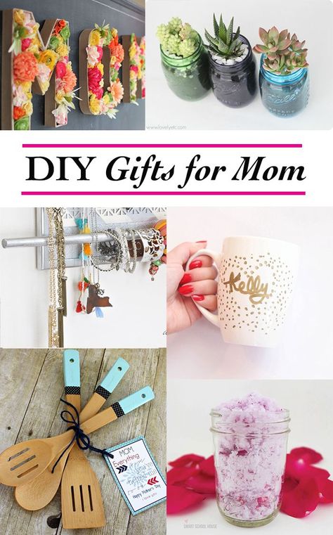 Creative Homemade gift ideas for Mom. 12 thoughtful and meaningful DIY gifts for mom  she will treasure and that are easy and quick to make. Some are great for last minute ideas for Mom's birthday or Mother's Day. #mothersdaygift #mothersday Quick Birthday Gifts, Creative Homemade Gifts, Quick Diy Gifts, Homemade Birthday Gifts, Homemade Gifts For Mom, Valentines Bricolage, Last Minute Birthday Gifts, Anniversaire Diy, Homemade Mothers Day Gifts