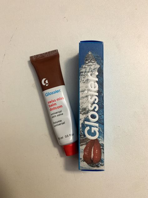 Swiss Miss Balm Dotcom, Glossier Swiss Miss, Balm Dot Com Glossier, Glossier Accessories, Glossier Perfume, Balm Dot Com, Glossier Lip Balm, Swiss Miss, Glossier You