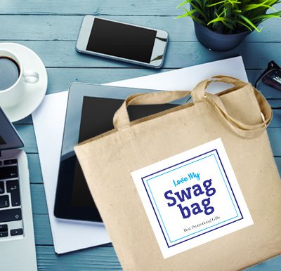 Creating the Best Swag Bags | Swag Bag Ideas Swag Bag Ideas, Holiday Swag, Swag Bags, Swag Bag, Creating A Blog, Bag Ideas, Paper Shopping Bag, Sweet Treats, Good Things