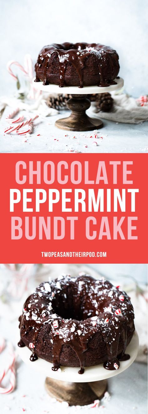 Chocolate Peppermint Bundt Cake, Peppermint Bundt Cake, Hot Chocolate Peppermint, Dessert For Christmas, Chocolate Peppermint Cake, Dessert Christmas, Peppermint Cake, Christmas Peppermint, White Hot Chocolate