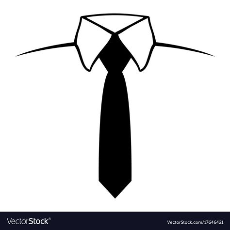 How To Draw A Tie, Suit And Tie Drawing, Tie Drawing Reference, Tie Sketch, Tie Illustration, Black Tie Men, Tie Drawing, Black Tie Optional, Bird Logo Design