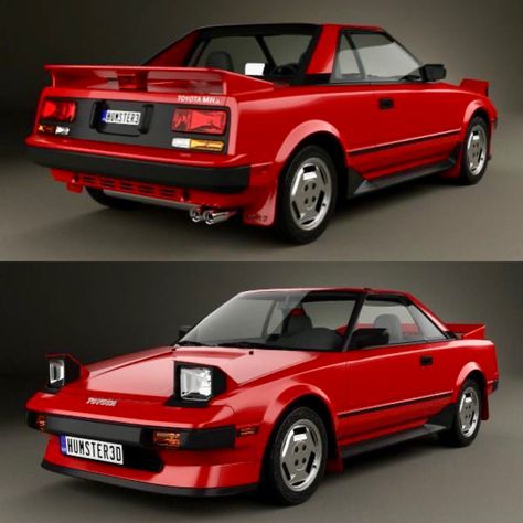 Toyota Mr2 Aw11, Lancer Gts, Mr 2, Toyota Mr2, Toyota Cars, Japanese Cars, Jdm Cars, Dream Car, Car Art