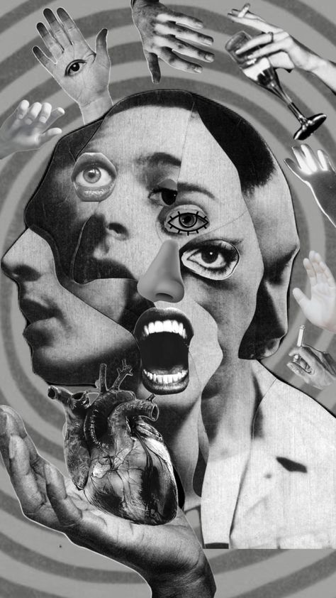 Dadaism Art, Dorian Grey, Surreal Collage Art, Face Collage, Collage Portrait, Collage Art Projects, Psy Art, Surreal Collage, Gcse Art