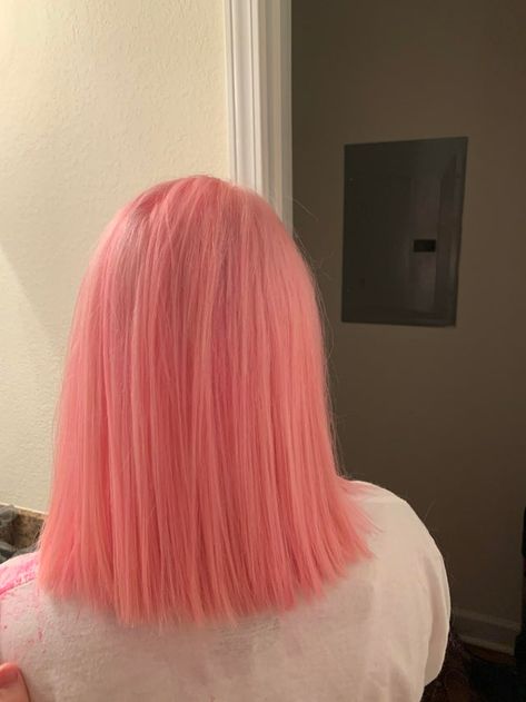 Milky Pink Hair, Coral Pink Hair, Peachy Pink Hair, Hair Dye Videos, Helena Hunting, Light Pink Hair, Best Hair Dye, Natural Afro Hairstyles, Dyed Hair Inspiration