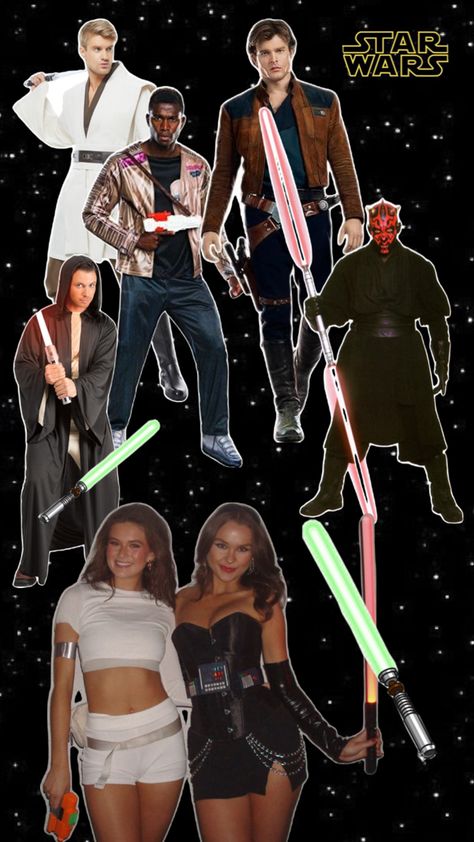 Star Wars Group Costumes, Group Costumes Halloween, Star Wars Halloween Costumes, Star Wars Halloween, Group Costumes, Costumes Halloween, Halloween Costumes, Star Wars, Stars