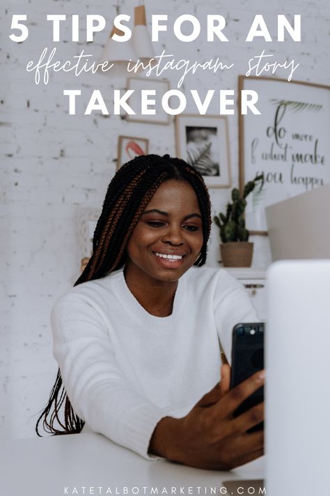 Instagram stories are improtant for connecting with your audience but have you heard of Instagram story takeovers? Here are five tips for creating an effective Instagram story takeover for your brand/business. #instagramstories #instagram #instagrammarketing #howtomarketoninstagram #instagrambusinesstips #instagrammarketingstrategy Instagram Story Takeover Ideas, Instagram Takeover Ideas, Influencer Marketing Infographic, Instagram Marketing Strategy, Branding Tips, Blog Ideas, Social Stories, Canal No Youtube, Instagram Business