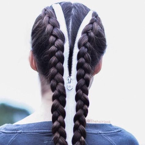 Zipper Braid, Hair Play, Playing With Hair, Instagram Pics, Instagram Pictures, Don't Worry, Dreadlocks, Braids, Hairstyles