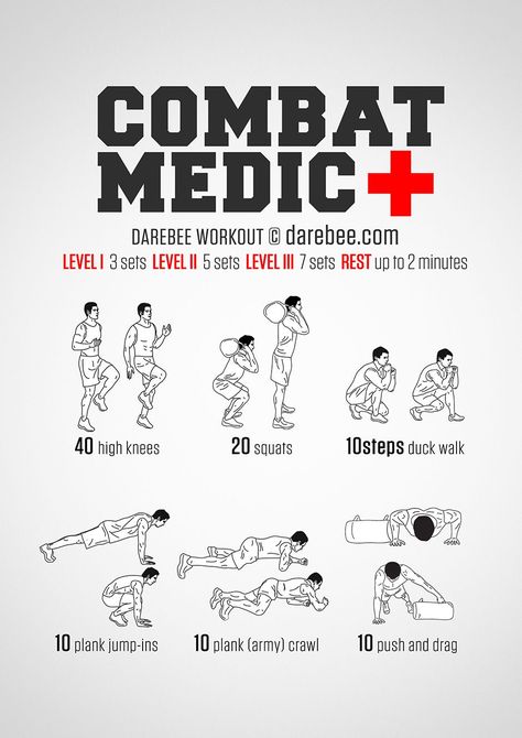 Combat Medic Workout Military Fitness, Firefighter Workout, Superhero Workout, Military Workout, Combat Medic, Spring Into Action, Military Training, Mental Training, Man Down