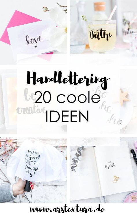 20 coole Handlettering Ideen: Karten gestalten, Geschenke, Deko mit Brushlettering verzieren und Handlettering lernen | ars textura - DIY-Blog #handlettering #brushscript Hobbies For Women, Work Diy, Brush Script, Paper Garland, Scrapbooking Embellishments, Brush Lettering, Diy Hacks, Diy Blog, New Hobbies