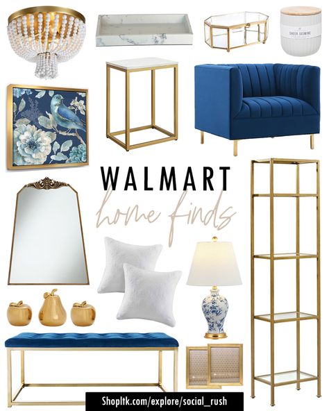 Shop Safavieh Reynolds Contemporary … and other curated products on LTK, the easiest way to shop everything from your favorite creators. Blue And Gold Farmhouse Living Room, Light Blue And Gold Office, Navy And Gold Office Inspiration, Navy Blue And Gold Office Decor Ideas, Blue And Gold Living Room Ideas, Navy Gold Office, Gold Bookshelf Decor, Blue And Gold Office, Navy And Gold Living Room