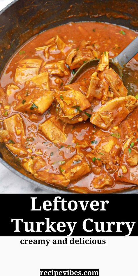 Leftover turkey curry recipe that's ready in 15 minutes. This turkey curry with coconut milk is creamy, flavorful, and delicious. Leftover Turkey Curry Recipes, Turkey Curry Recipes, Leftover Turkey Curry, Curry Turkey, Curry With Coconut Milk, Turkey Curry, Healthy Turkey, Coconut Milk Curry, Best Instant Pot Recipe