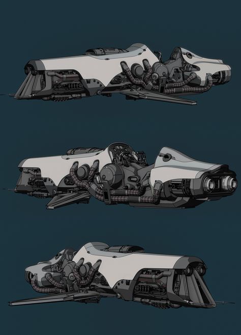 Star Wars Vehicles Concept Art, Sci Fi Warship, Sci Fi Vehicle, Space Dnd, Sky Bike, Futuristic Cars Concept, Scifi Building, Sci Fi Ship, Spacecraft Design