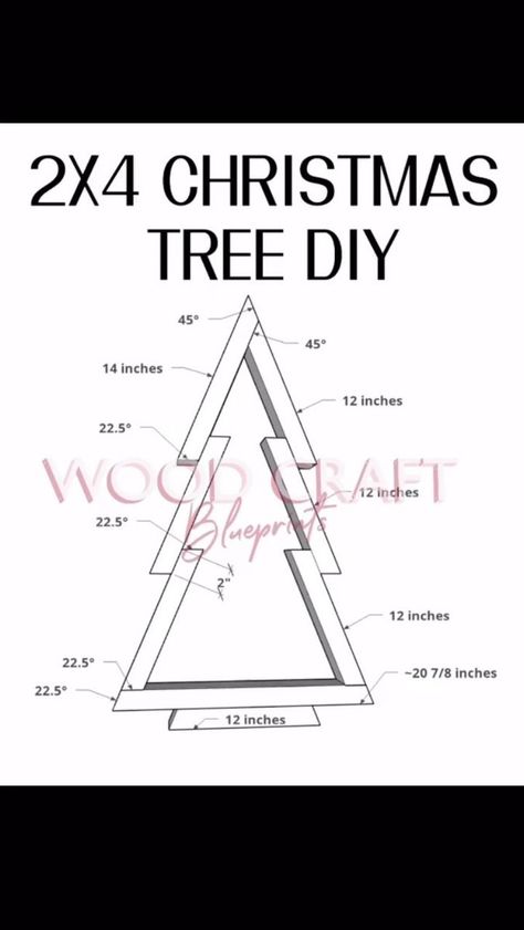 2 X4 Christmas Tree, 2 X 4 Christmas Tree, 2x4 Christmas Crafts, Christmas 2x4 Wood Crafts, 2x4 Christmas Tree, Wooden Christmas Trees Diy, Christmas Pallet, Pallet Wood Christmas, Craft Bazaar