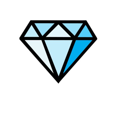 Diamond Vector Clip Art | 15 diamond vector art free cliparts that you can download to you ... Diamond Cartoon, Diamond Tattoo Stencil Outline, Diamond Shape, Blue Diamond Tattoo Design, Diamond Cartoon Drawing, How To Draw A Diamond Easy, Blue Diamond Drawing, Diamond Clipart, Alas Tattoo