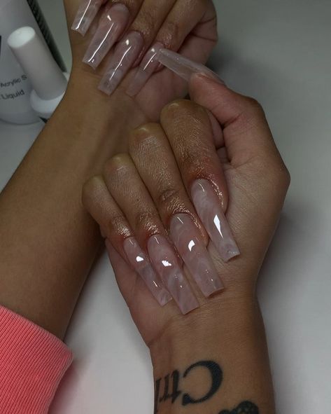 Exotic Nails, Long Acrylic Nails Coffin, Nails Only, Bling Acrylic Nails, Clear Nails, Square Acrylic Nails, Luxury Nails, Fire Nails, Coffin Nails Designs