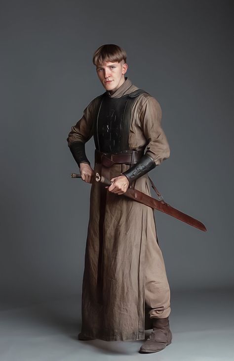 Ewan Mitchell The Last Kingdom, Osferth The Last Kingdom, Medieval Peasant Clothing, Middle Ages Clothing, Warrior Fashion, Medieval Peasant, Medieval Tunic, Ewan Mitchell, Male Witch