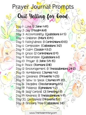 21 days of prayer journal prompts that will help you quit yelling once and for all. #freeprintable #Christian #ChristianMom #ChristianWoman Christian Journal Prompts, Prayer Journal Prompts, Prayer For Work, 21 Days Of Prayer, Prayer Prompts, Scripture Writing Plans, Prayer Journals, Writing Plan, Christian Journaling