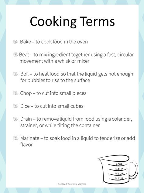 2nd Grade Cooking Activities, Culinary Arts Worksheets, Ahg Cooking Badge, Cooking Worksheets For Kids, Kids Cooking Class Ideas, Cooking Recipes For Kids, Teaching Kids To Cook, Homeschool Cooking, Cooking Terms