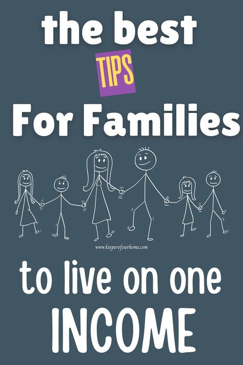 the best tips for how to live on one income pinterest graphic How To Live Off One Income, Living On One Income, Single Income Family, Live On One Income, One Income Family, Grocery Budgeting, Emergency Fund, Savings Account, Make It Work