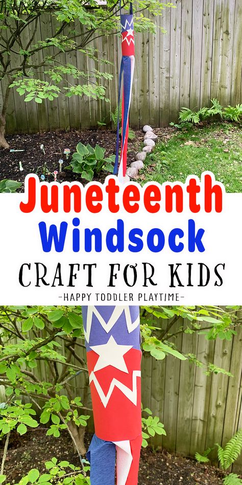 Juneteenth Activities, Juneteenth Crafts, Windsock Craft, Craft For Preschoolers, Diy Preschool, Party Streamers, Kids Crafting, Crafts And Activities For Kids, July Ideas