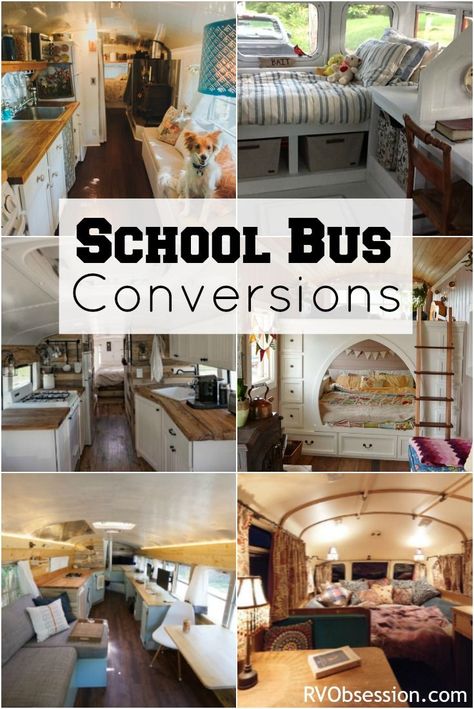 School bus conversions can make a dilapidated old bus into a beautiful home on wheels. A well designed conversion can make your new home both comfortable, spacious and stylish! School Bus Paint Job, Old Trailer Remodel, Coach Bus Conversion, Bus Into Home, Bus Homes, Skoolie Ideas, Bus Remodel, Bus Rv Conversion, School Bus Tiny House