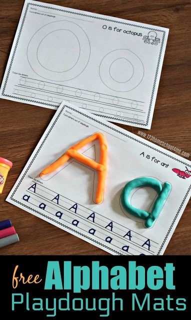 Playdough Printables, Alphabet Playdough Mats, Playdough Letters, Playdough Activities, Abc Printables, Abc Activities, Playdough Mats, Alphabet A, Preschool Literacy