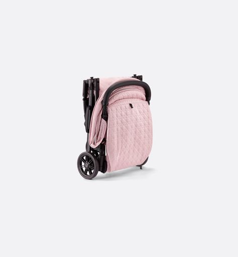 Dior Stroller, Canvas Awnings, Baby Dior, Dior Collection, Lightweight Stroller, Christian Dior Couture, Dior Couture, Rain Cover, Powder Pink