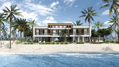 P. Residence on Behance Modern Beach House Design, Dubai Houses, Dubai Beach, Dubai Luxury, Modern Beach House, Cute Muslim Couples, Beach House Design, Modern Beach, Luxury Homes Dream Houses