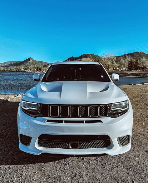 Track Hawk, Srt8 Jeep, Jeep Srt, Srt Jeep, Jeep Srt8, Honda Civic Car, Dodge Charger Hellcat, Civic Car, White Jeep