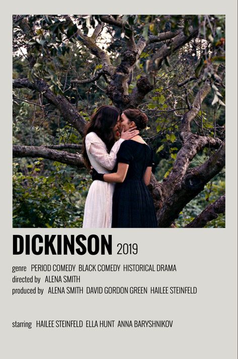 Dickinson Polaroid Poster, Show And Movie Posters, Gay Movie Poster, Tv Shows Posters, Dickinson Poster, Emily And Sue, Wlw Movies, Tv Show Posters, Show Posters