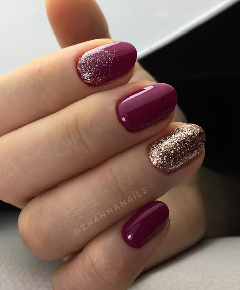 Her Nails, Rose Gold Nails, Gel Nail Colors, Manicure Ideas, Colorful Nail Designs, Short Acrylic Nails Designs, Nails Manicure, Chic Nails, Short Acrylic Nails