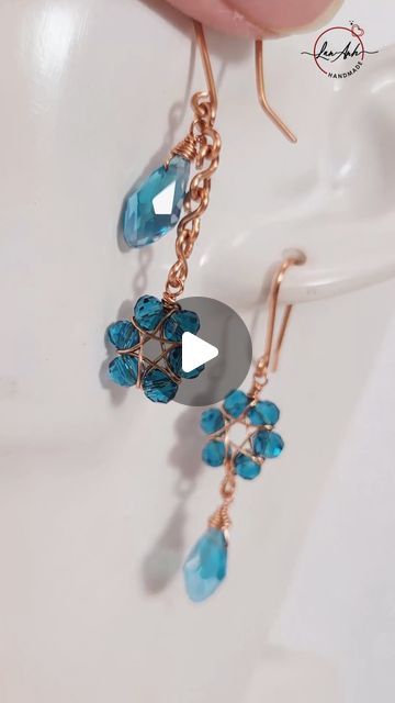 Make An Earring, Wire Earrings Handmade, Wrapping Tutorial, Wire Wrapping Tutorial, Wire Wrapped Jewelry Diy, Make Earrings, August 8, Beaded Jewelry Patterns, Handmade Wire