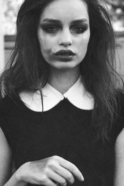 Luma Grothe, Smudged Makeup, Riot Grrrl, Miss World, Makati, Fashion Story, Halloween Makeup, Editorial Fashion, Makeup Looks