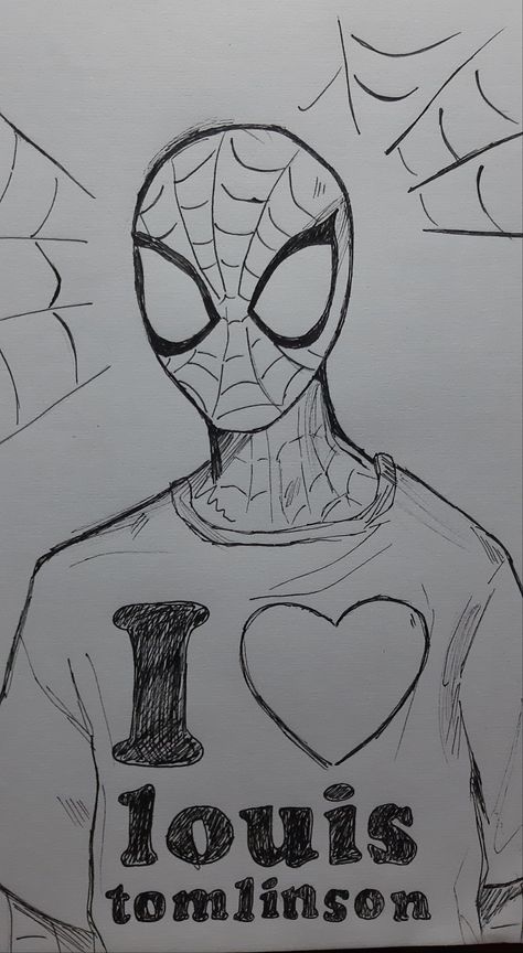 Spiderman sketch draw fanart Spiderman Drawing Inspiration, Spiderman Drawing Sketches Miles Morales, How To Draw Louis Tomlinson, Cute Drawings Spiderman, Art Sketches Spiderman, Spider Man Drawing Sketches Easy, Spiderman Love Drawing, Spiderman Drawings Sketches, Sketch Book Spiderman