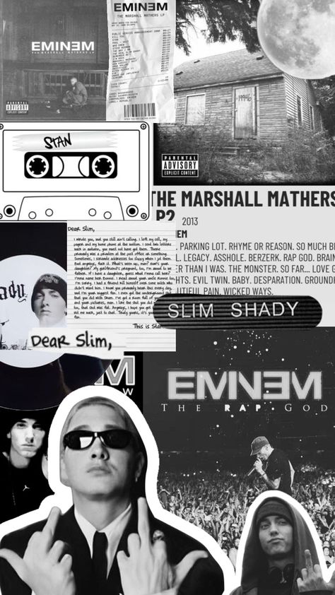 Eminem #eminem #slimshady #blackandwhite #rapper Eminem Aesthetic, The Marshall Mathers Lp, Eminem Poster, Eminem Wallpapers, Eminem Photos, Eminem Slim Shady, Marshall Mathers, The Marshall, Simple Phone Wallpapers