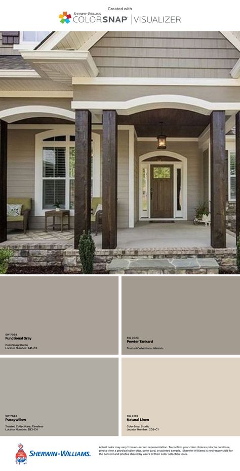 Bloxburg Exterior, Exterior House Colors With Brown Roof, Exterior House Colors Ranch Style, Exterior House Colors Combinations, House Paint Color Combination, Exterior House Paint Color Combinations, Exterior House Color, Designer Decor, Pintura Exterior